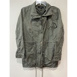 Forever 21 Utility Jacket, Medium, Olive Green